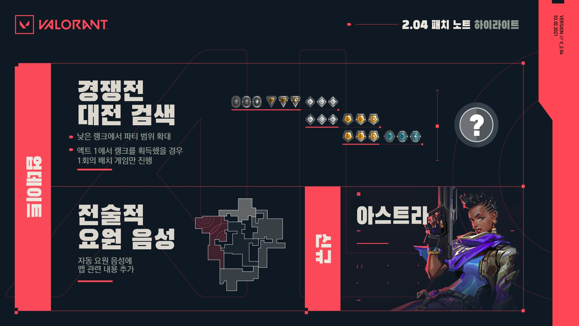  발로란트 2.04 패치 노트