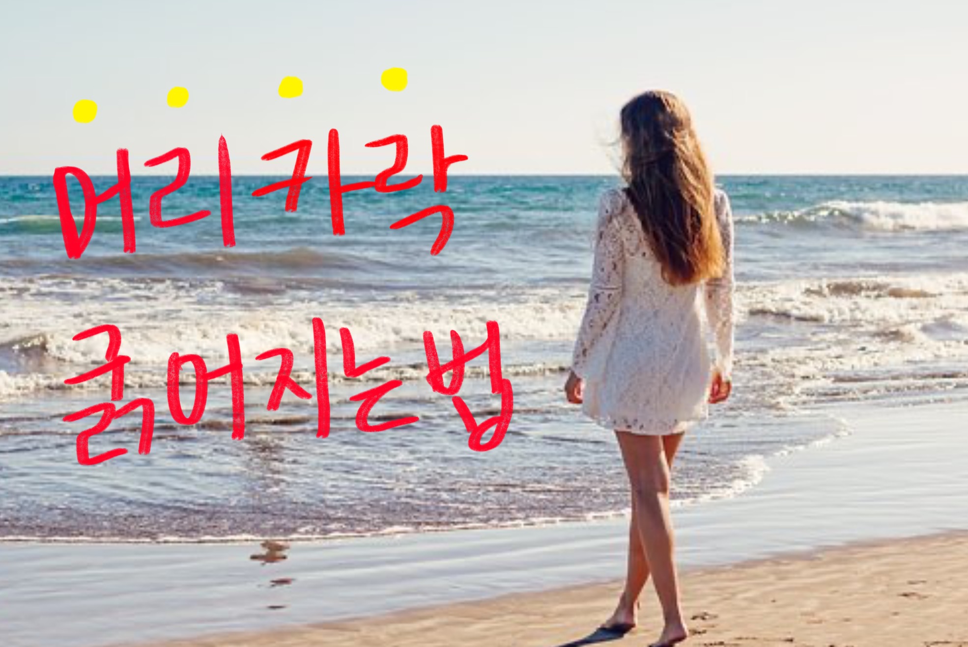  머리카락 굵어지는법 , 꿀팁 5가지 실천하자