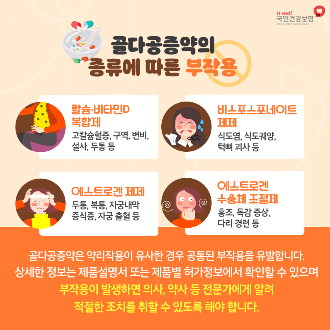 골다공증 약의 부작용 극복 가능 관리법 3