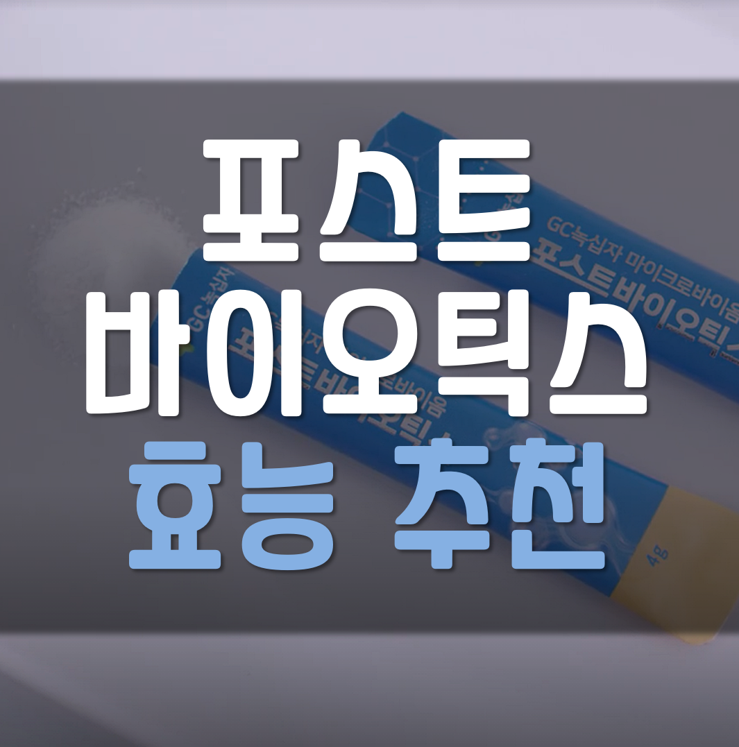  포스트바이오틱스 효능 추천