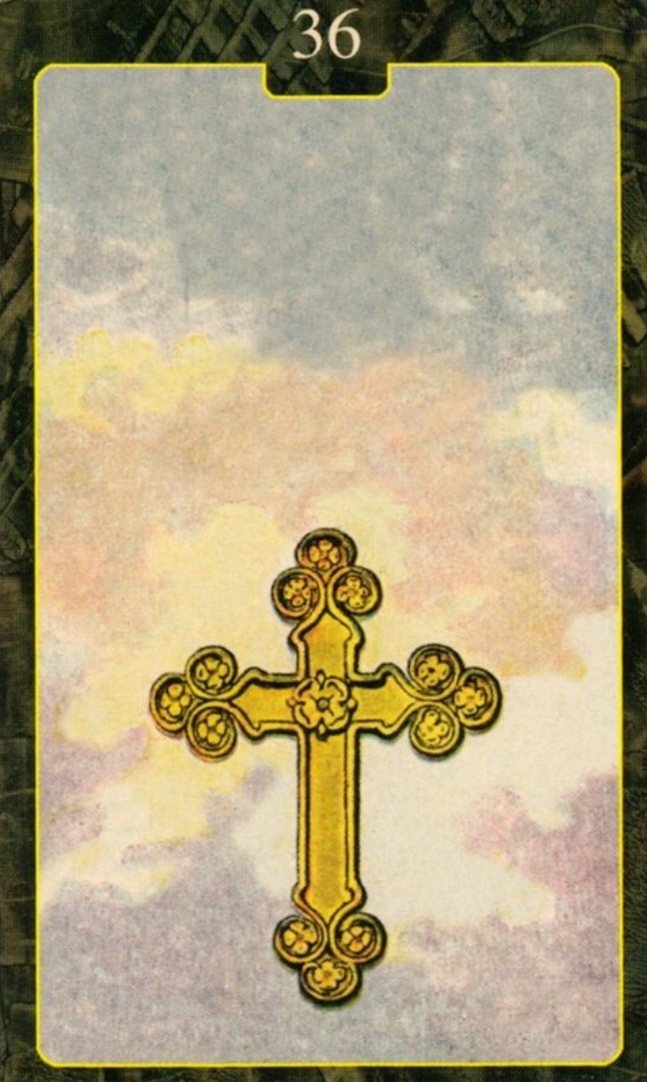  [레노먼드카드배우기] 36.Cross 십자가 해석 및 의미