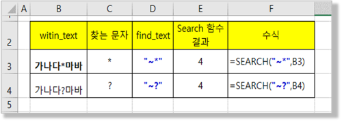와일드 카드(*, ?)를 찾고 싶을 때