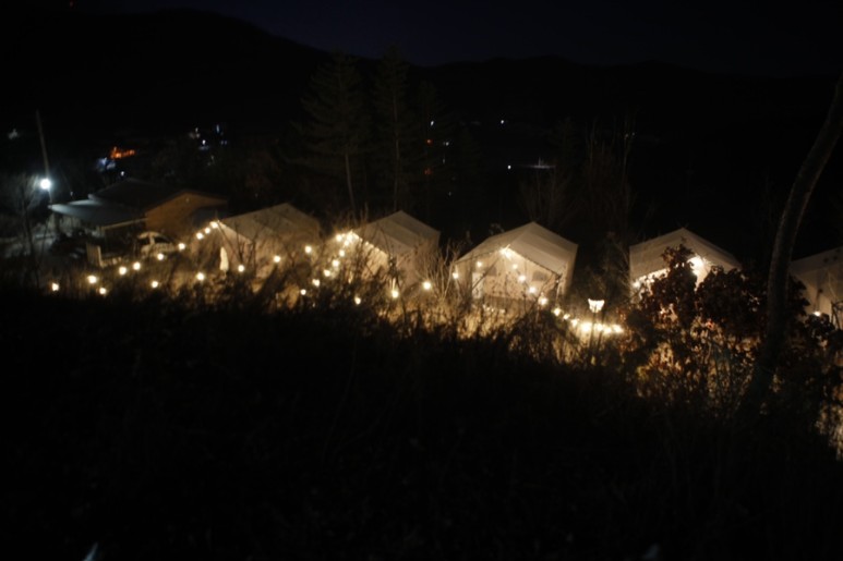 10도 혹한기 동계 캠핑, 사이트 정보 포천 캠핑플래닛 B30번, 난로 대여, 영하 33