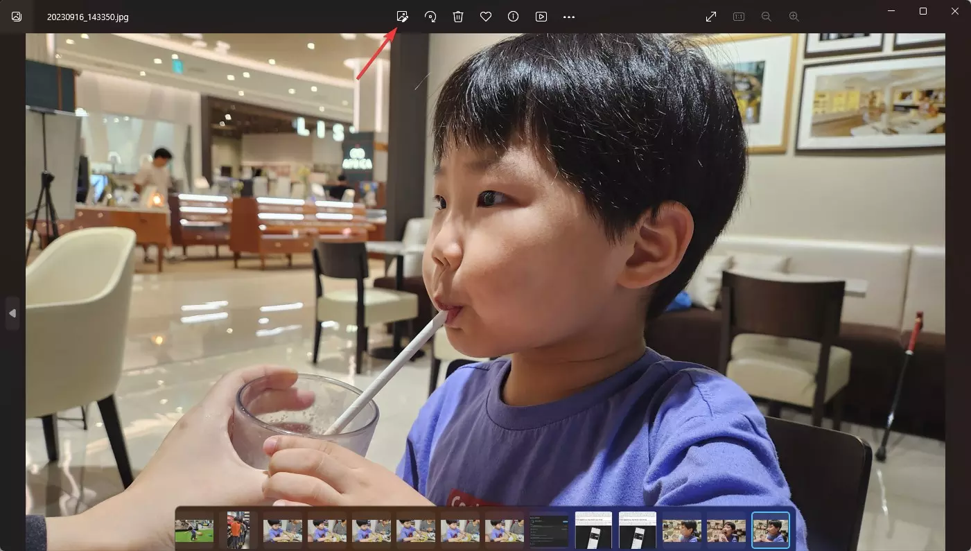 윈도우11 사진앱으로 배경 흐리게 처리 하는 방법 사진 4