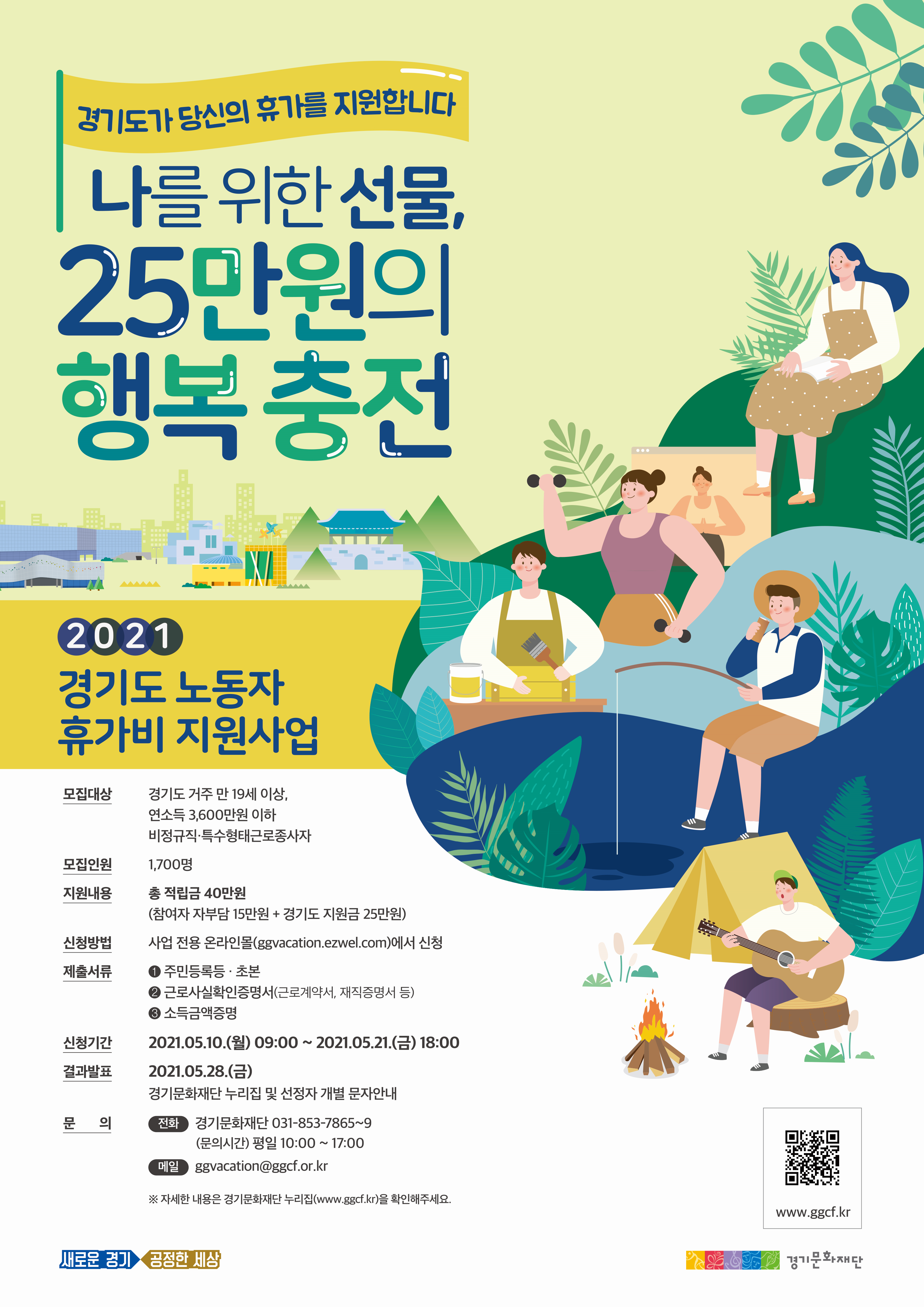  경기도 노동자 휴가비 지원사업 안내