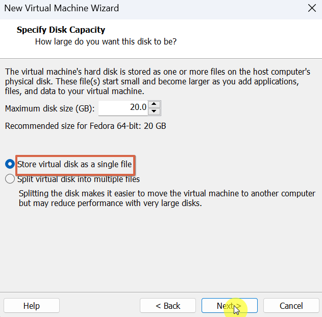 vmware 디스크 용량지정