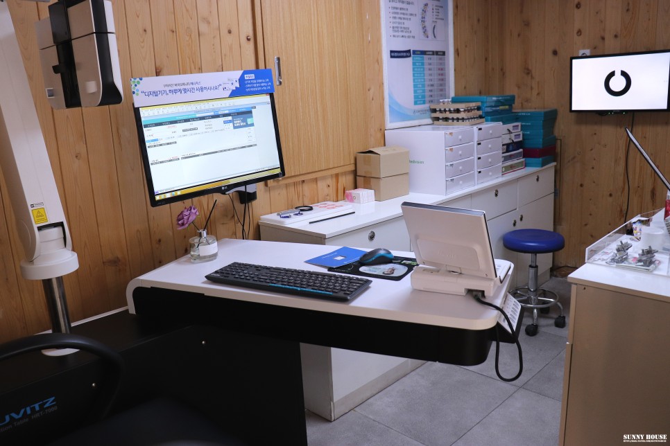 다비치 블루라이트차단 맞추러 방문한 33