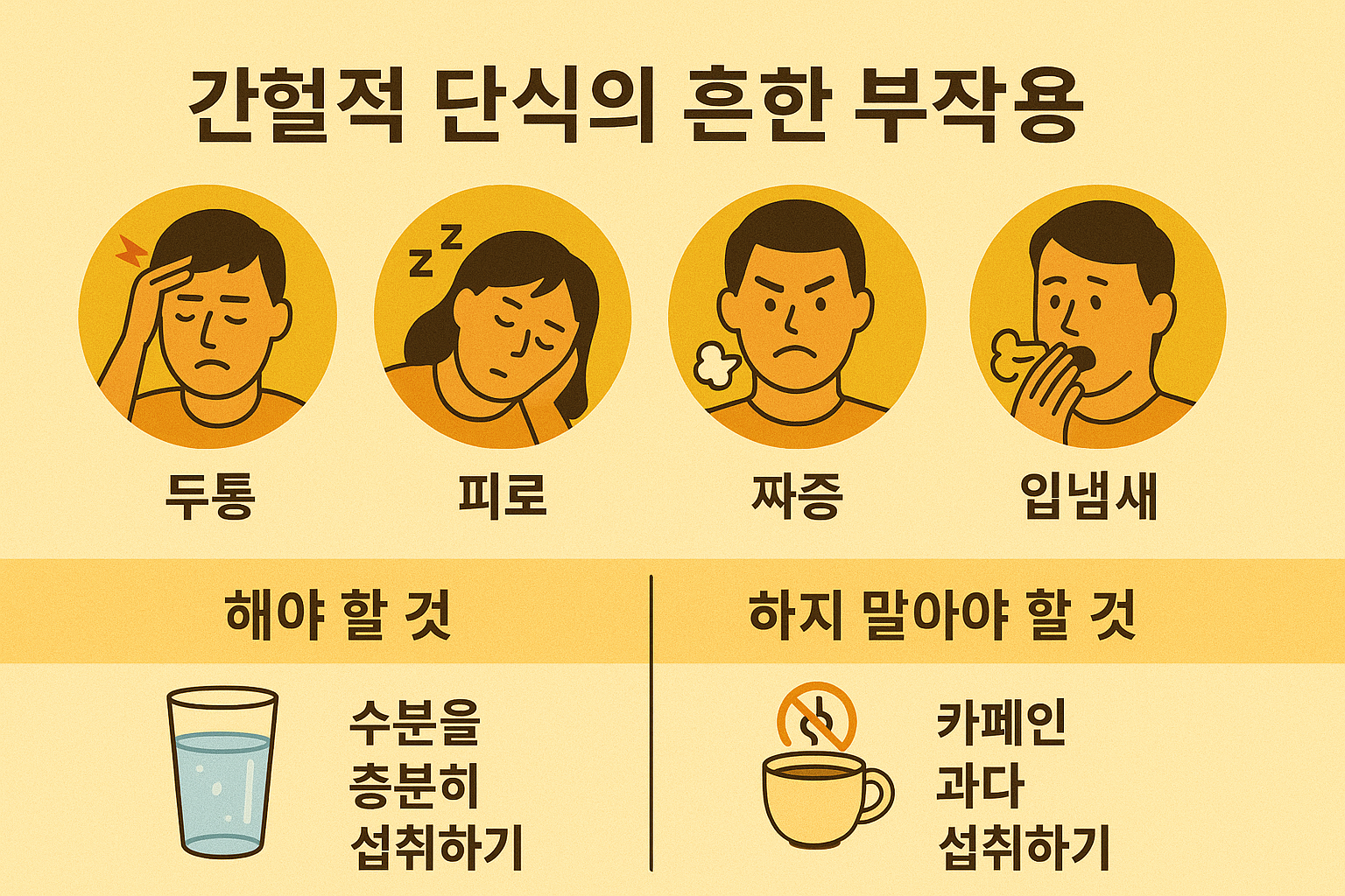 간헐적단식_부작용