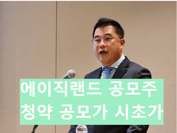 에이직랜드 공모주 청약방법