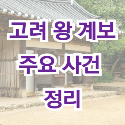 고려왕계보 썸네일