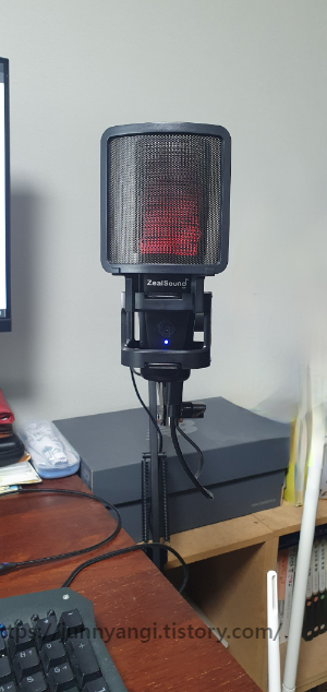 내돈내산 ZealSound A68S Professional Recording Microphone Set, 알리 익스프레스 USB 마이크 개봉기 및 녹음 품질 확인 - 4. 마이크 설치 - Boom Arm Stand 방식 Boom Arm Stand 방식 형상