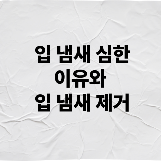 입 냄새