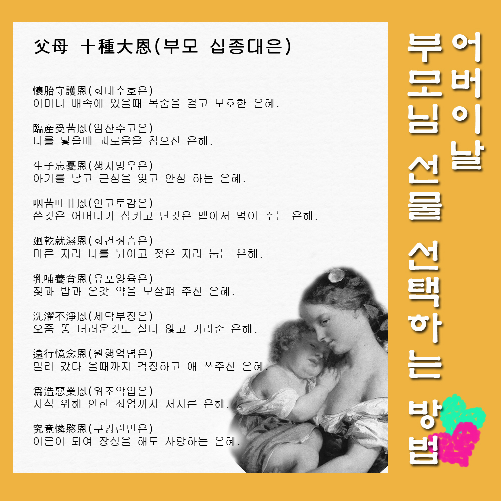  어버이날. 부모님 선물