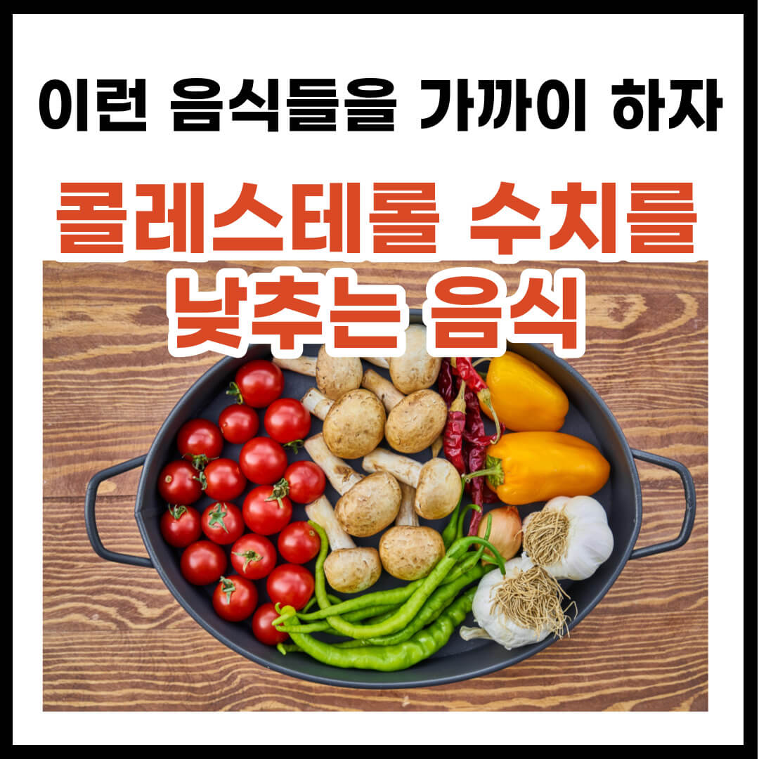 콜레스테롤 낮추는 음식