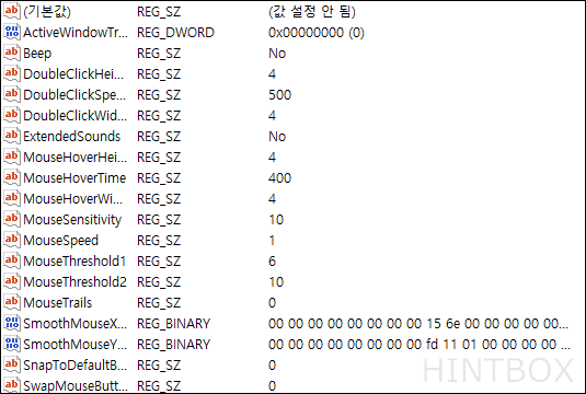 control-panel-mouse-기본값