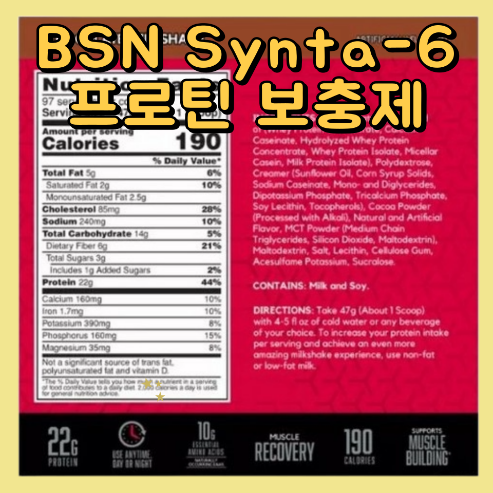 BSN Synta-6 프로틴 보충제