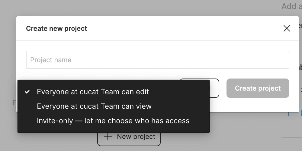 6 프로젝트에 대한 팀원의 권한 설정