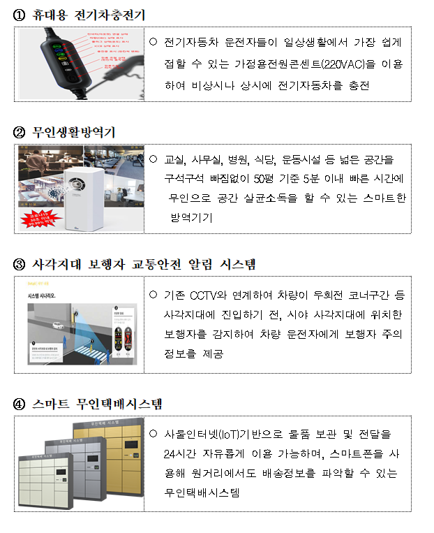  [조달청] ‘2021년 6월 벤처나라 상품’ 신규 지정(상반기 474개사 571개 상품 지정)