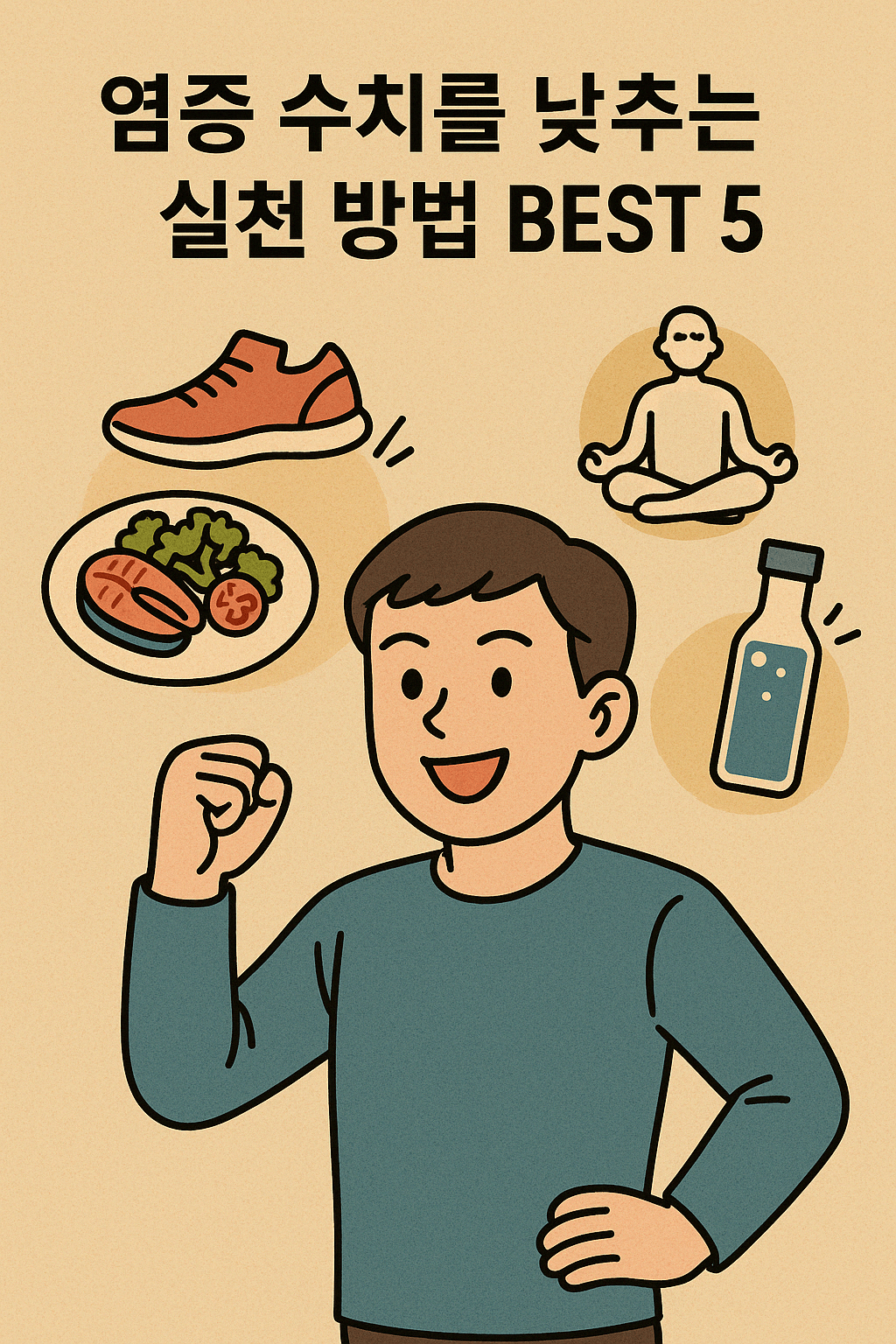 염증 수치를 낮추는 실천 방법 BEST 5