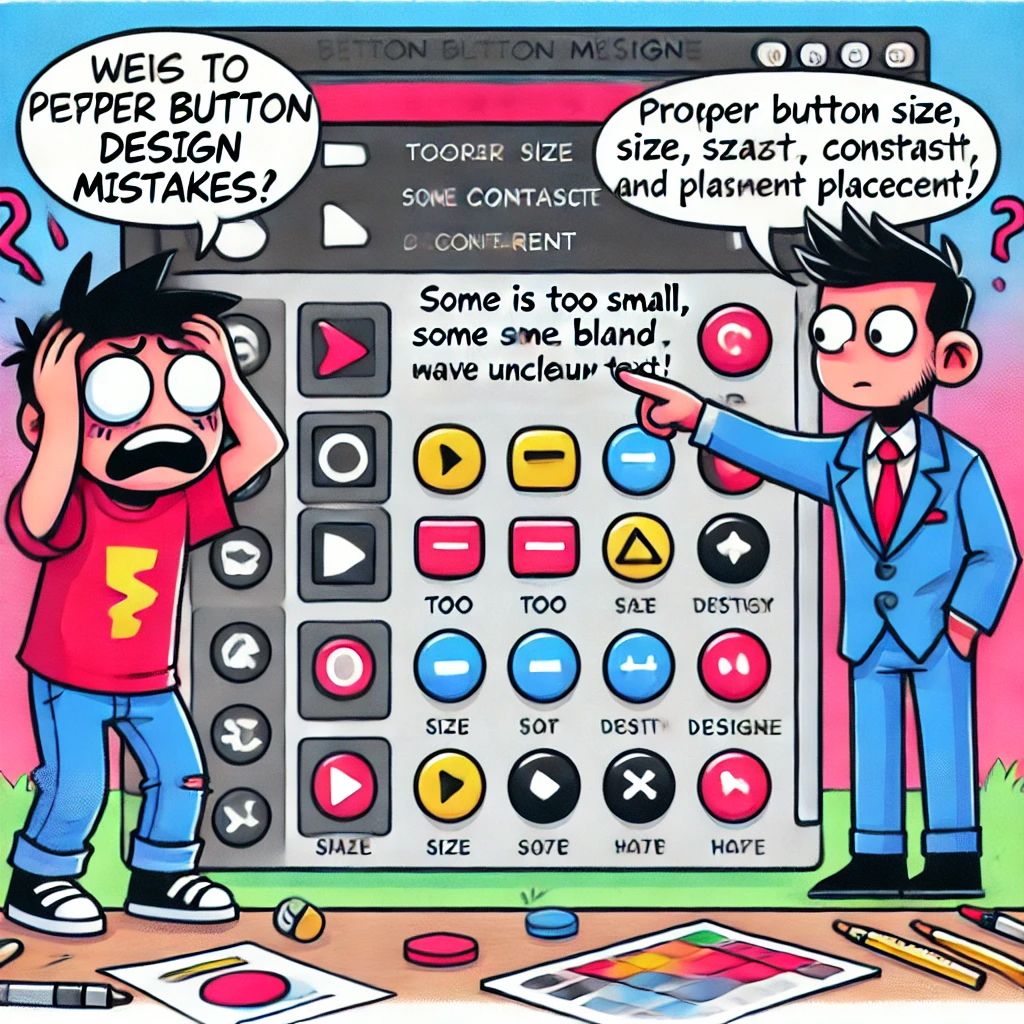 초보 디자이너들이 자주 하는 UI/UX 버튼 실수와 클릭률을 높이는 효과적인 버튼 배치 방법
