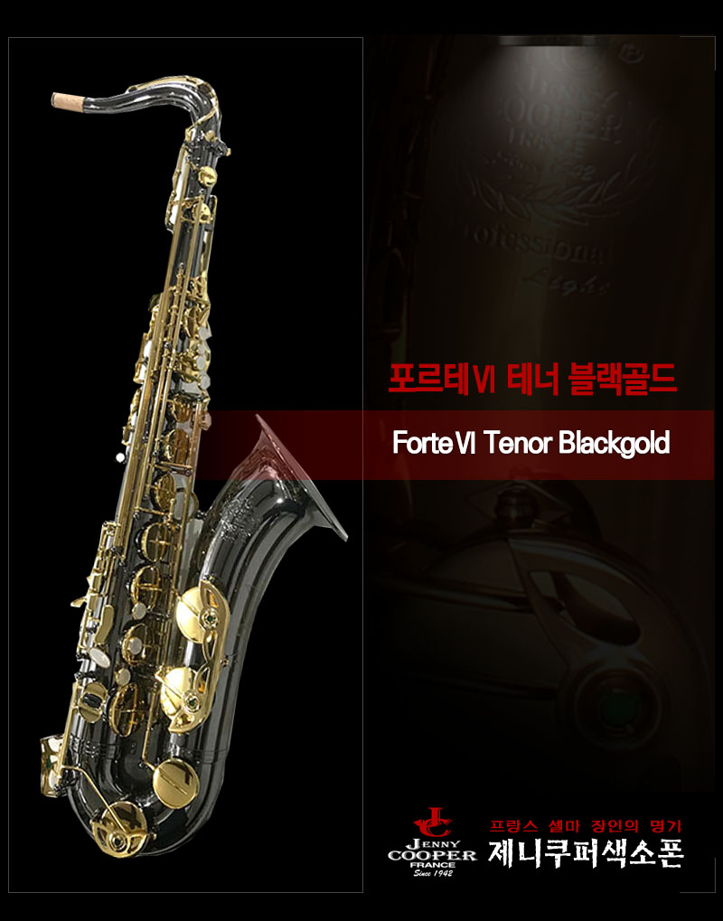 포르테6 블랙골드 테너색소폰