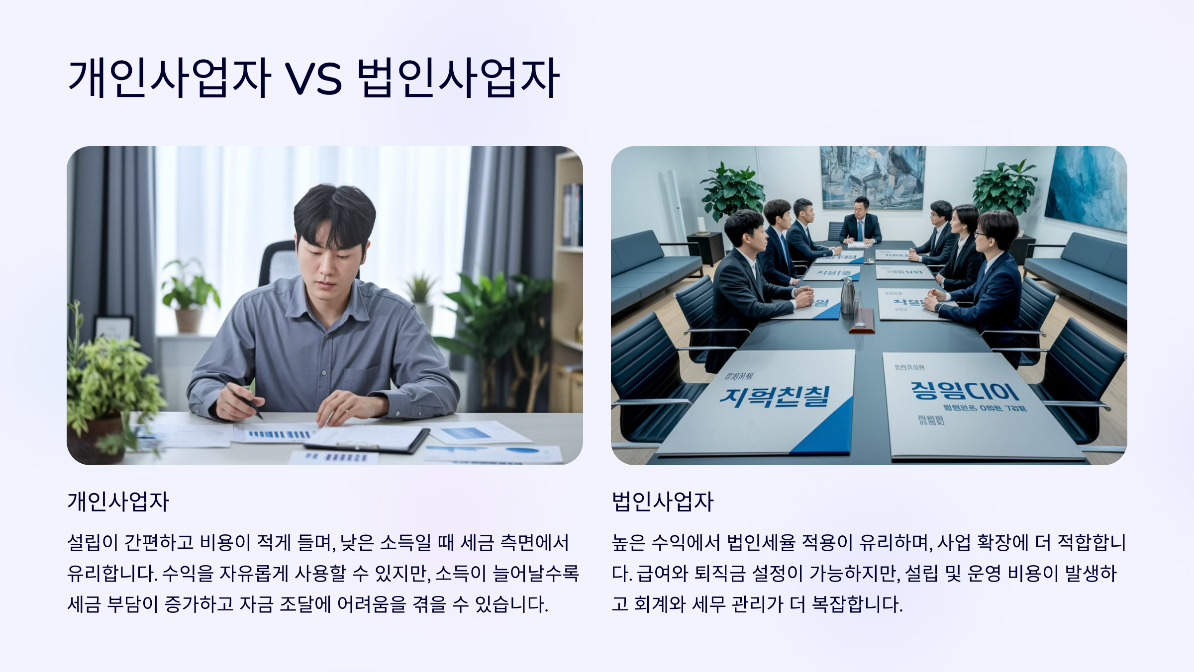 개인 사업자 관련 사진