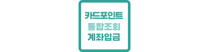 카드포인트 통합조회