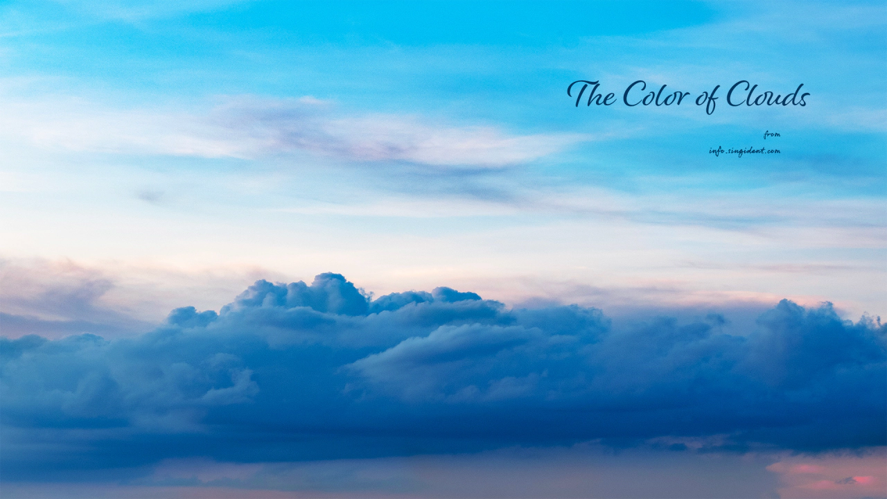 04 비구름 C - The Color of Clouds 구름배경화면