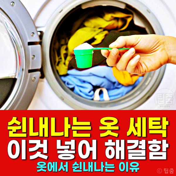 쉰내나는 옷 세탁법 옷에서 쉰내나는 이유