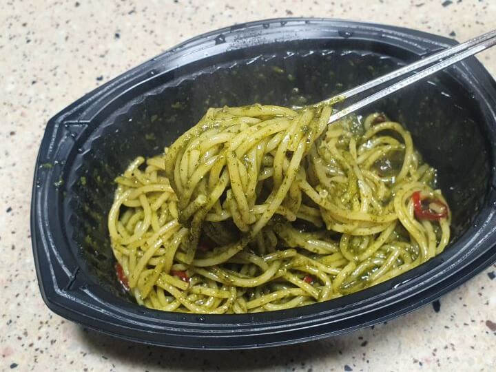  노브랜드 바질페스토 스파게티 맛은?