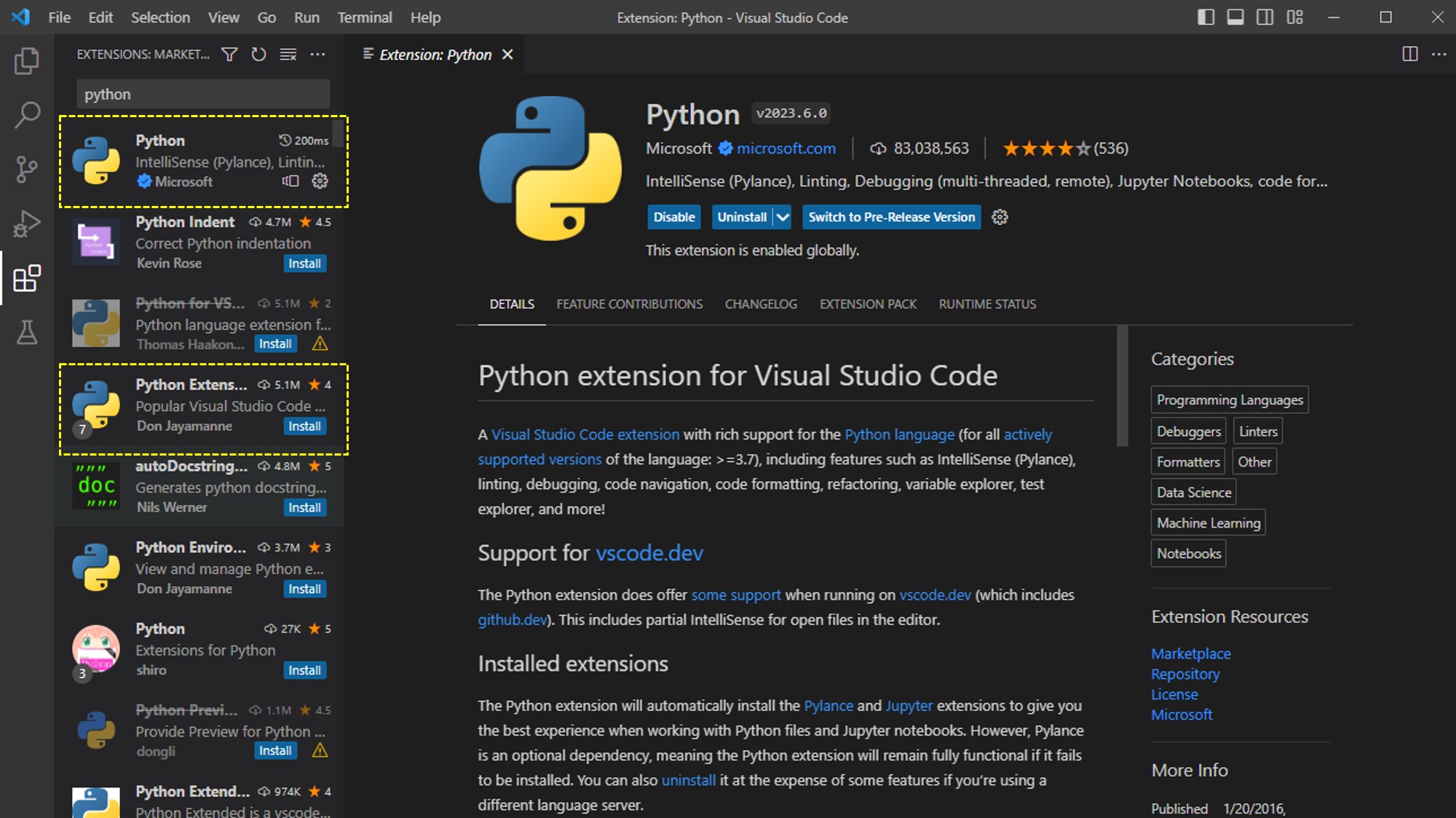 Visual Studio Code를 활용한 파이썬(Python) 개발 환경 구축하기