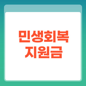 민생지원금