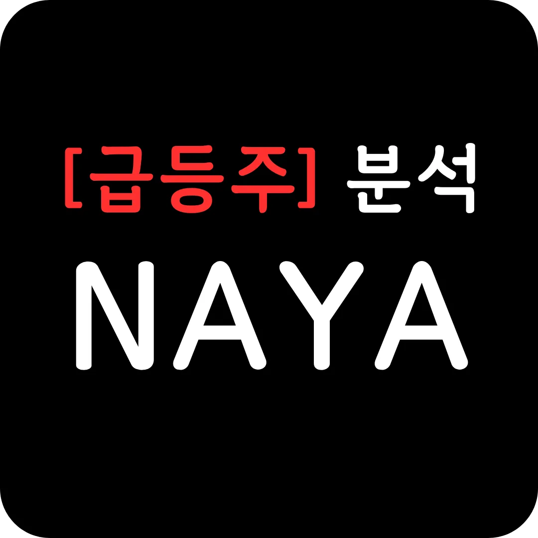 [급등주] NAYA 분석 및 전망-인수합병