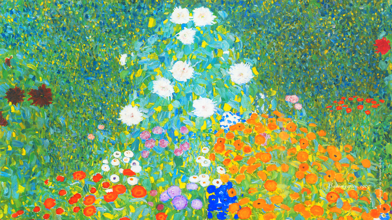 05 화원 C - Gustav Klimt 클림트배경화면