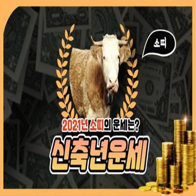  2021년 신축년 하얀소의 해 소띠 운세 알아보기