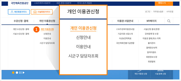 스포츠강좌이용권 온라인 신청