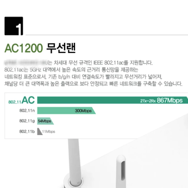 라우터 ac 1200