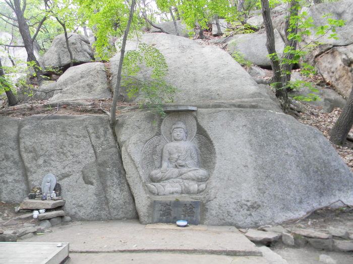 방학동사지 마애불