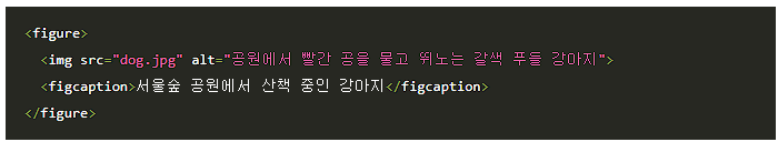 caption 태그 html 입력 결과화면