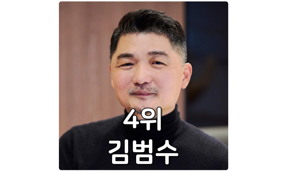 한국 부자 4위 김범수