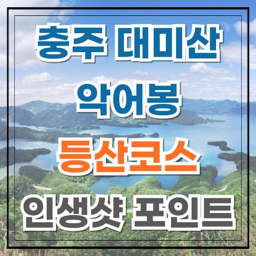 충주 대미산 악어봉 등산코스 독특한 풍경과 인생샷 포인트