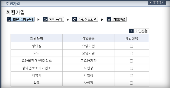 회원가입유형