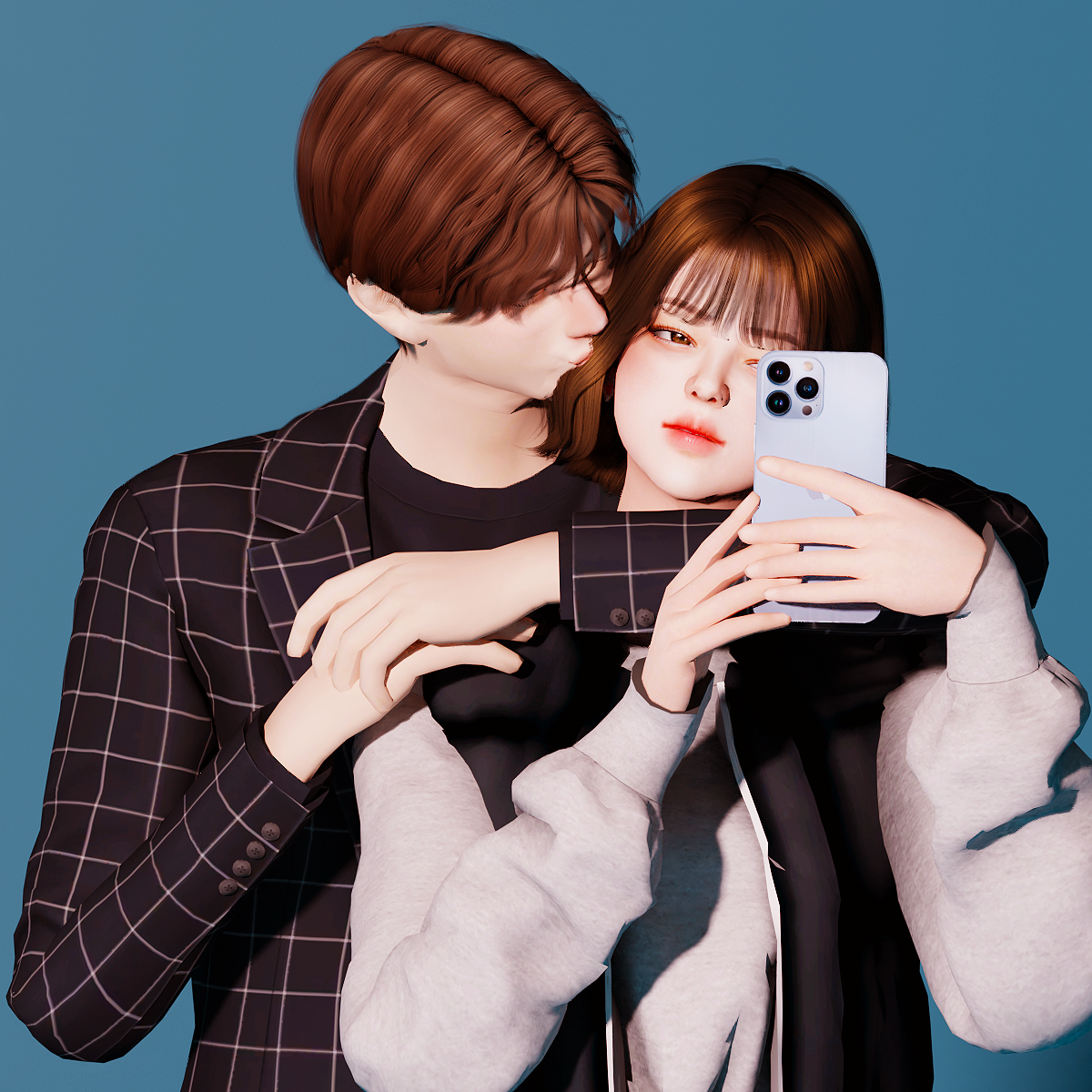 David Veiga: Selfie pack for couple | Selfie poses, Poses, Sims