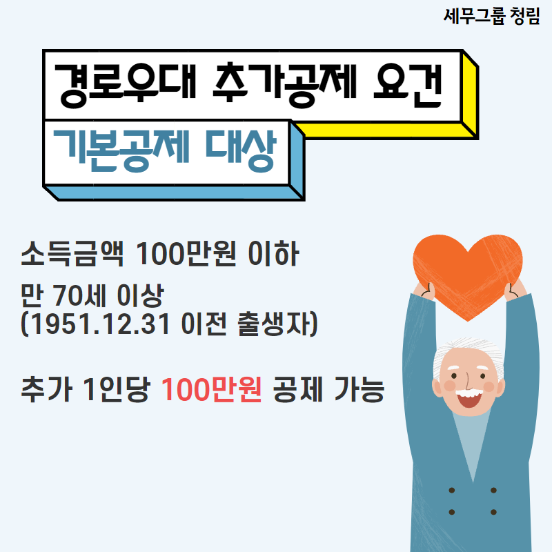 부양가족 경로우대 연말정산 2