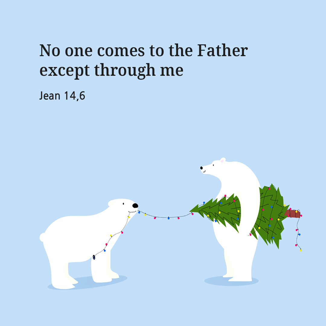No one comes to the Father except through me. (John 14:6)