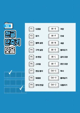 한글 단축키 모음 총정리_7