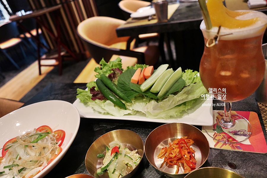 호이안 한식당 맛집 오발탄 호이아나 정통 한식 메뉴 고기 4종 구이세트 갈비찜