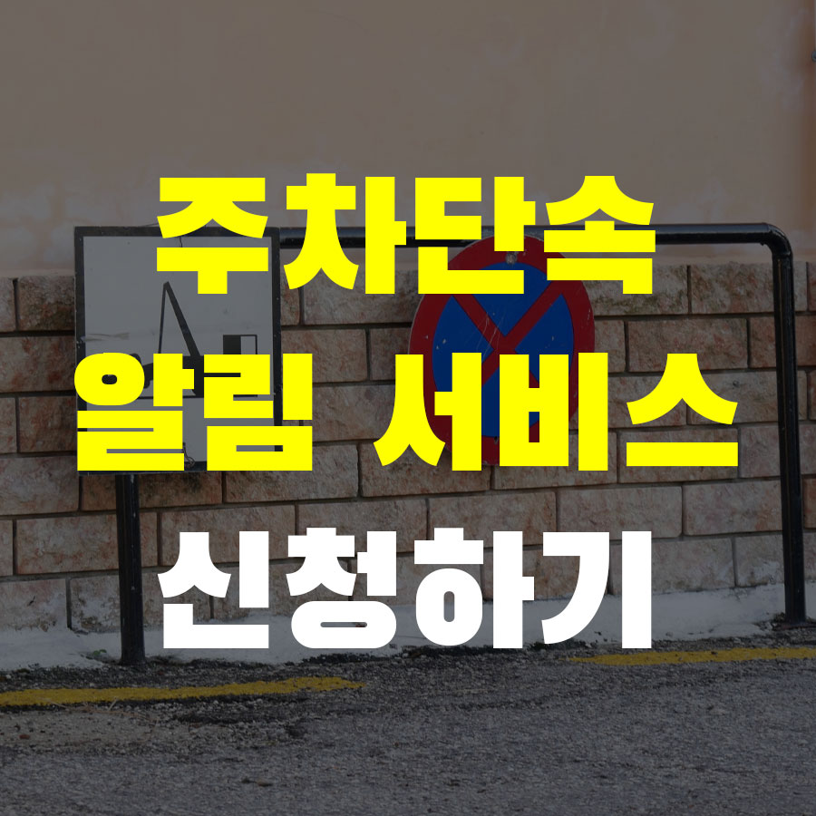 주차단속 알림서비스