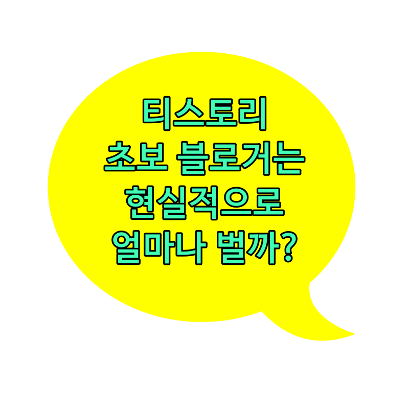  티스토리 수익 공개 (현실적인 블로그 초보의 수익 현황)