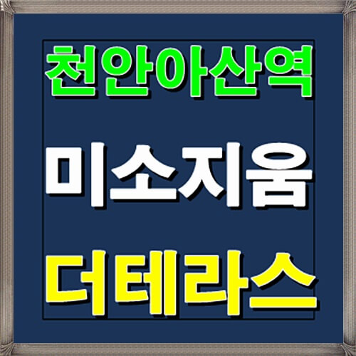  천안아산역 미소지움 더테라스 오피스텔 분양소식